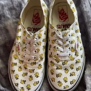 Vans Off The Wall Unisex Peanuts Snoopy Woodstock Bone Canvas Low Top 7.5M/9W Vans | Shoes | Vans Off The Wall X Peanuts Snoopy Woodstock  main image 2